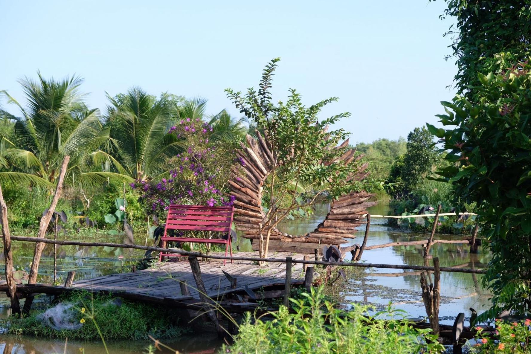 Bungalow - Farmstay Hoa Rung U Minh Cà Mau Екстериор снимка